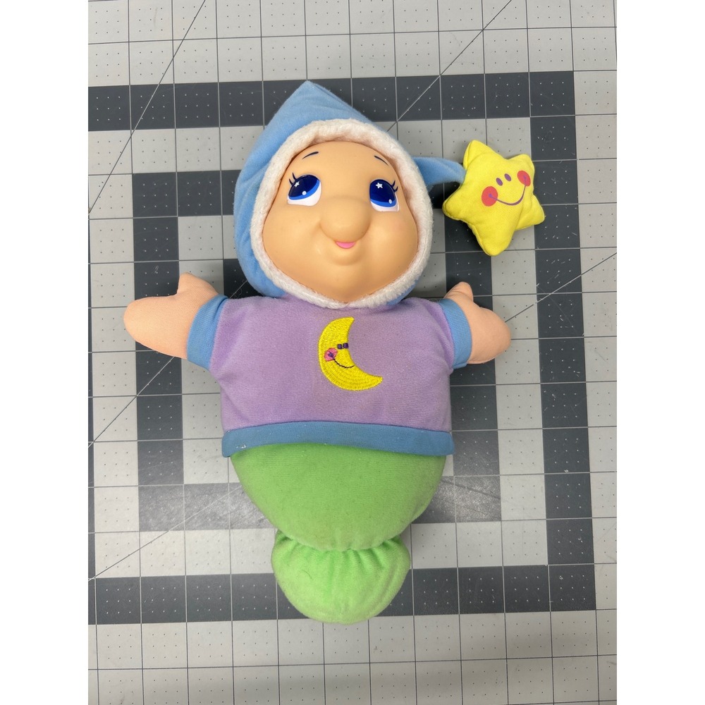 Playskool Lullaby Gloworm Glow Light Up Musical Plush Nightlight 2003 Vintage
